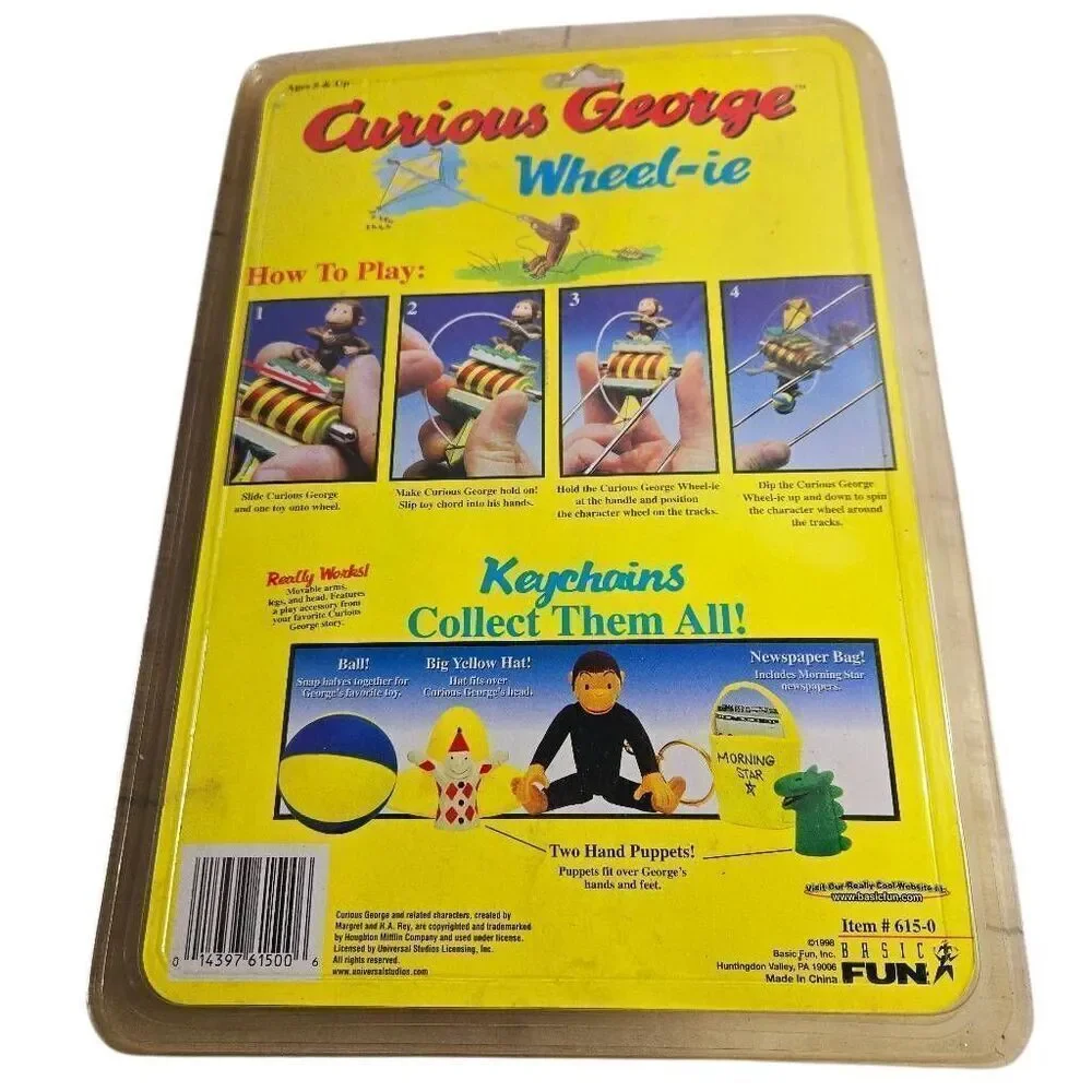 Adorable Curious George Wheel-ie New